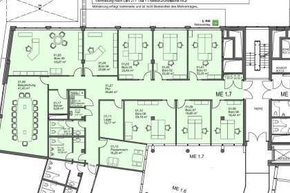 Grundrissplan ME1.7