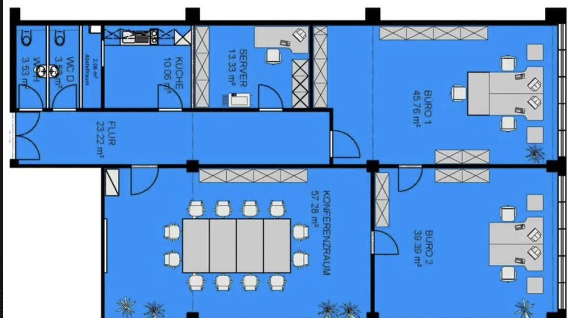 Grundrissplan