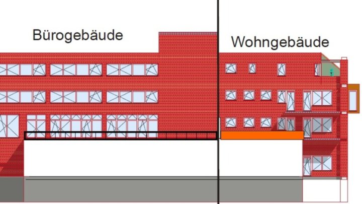 Kaufangebot: Büro- und Geschäftshaus mit Tiefgarage und Ausbaureserve