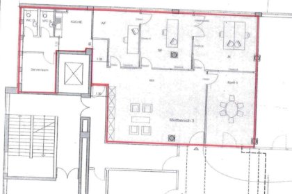 Grundrissplan 2.OG MB 3
