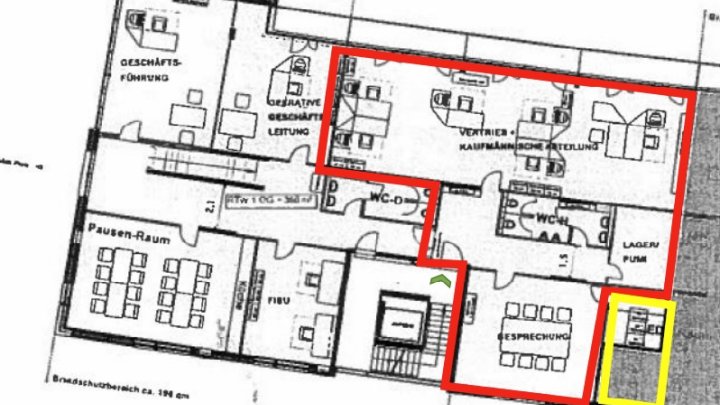 Individuell & Loftig; Top ausgestattete Büroflächen in Vogelsang