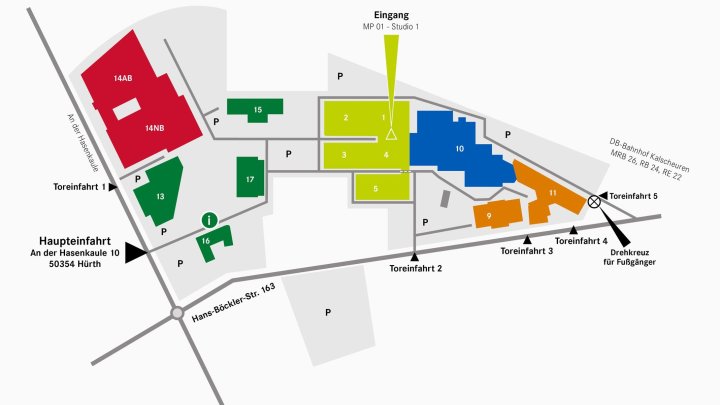 Vielfältige Büro-, Studio-, und Showroom-Flächen in Hürth