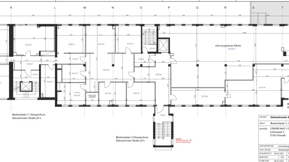 Grundrissplan 3.OG