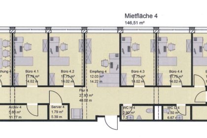 Grundrissplan 3.OG