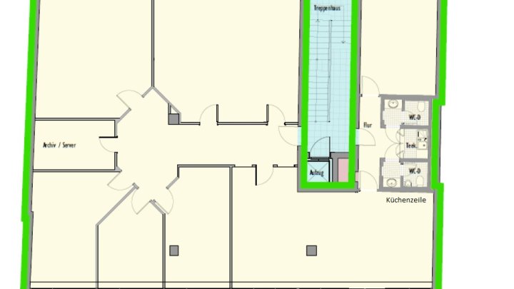 Exklusiv! Attraktives Citybüro mit hochwertiger Ausstattung und eigener Tiefgarage