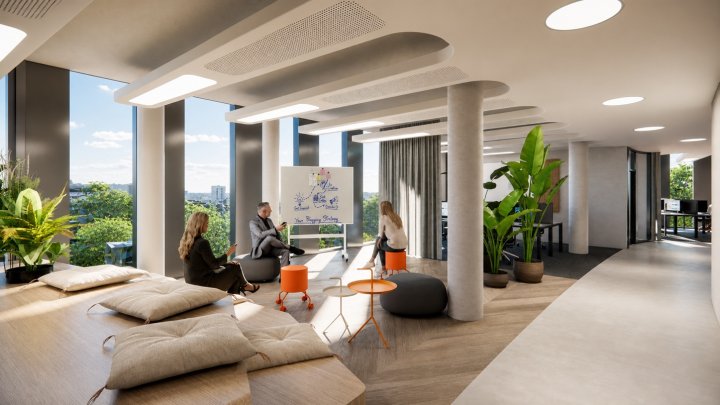 GREEN-Building Office am Rheinufer zu vermieten