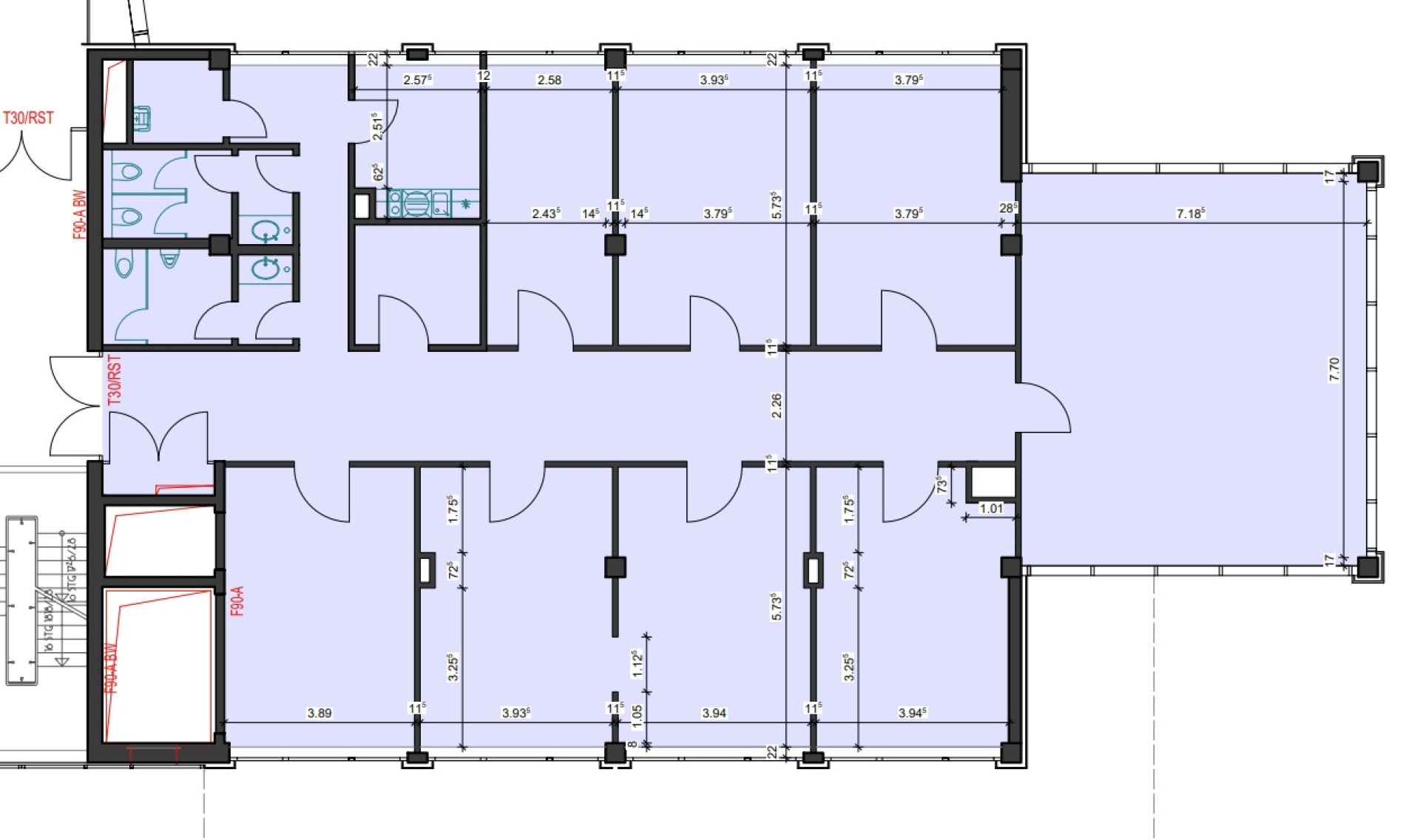 Grundrissplan 1.OG