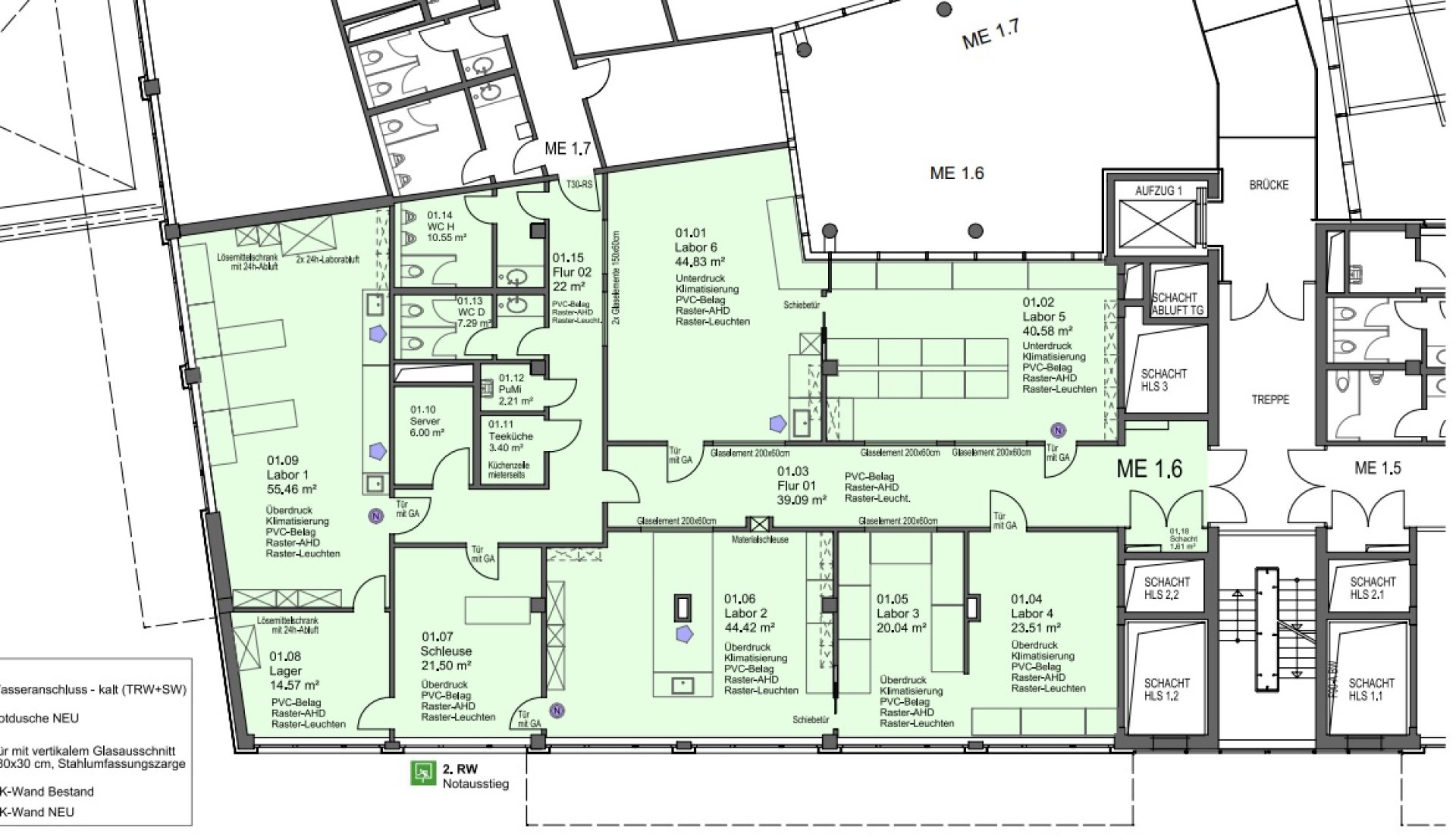 Grundrissplan ME1.6