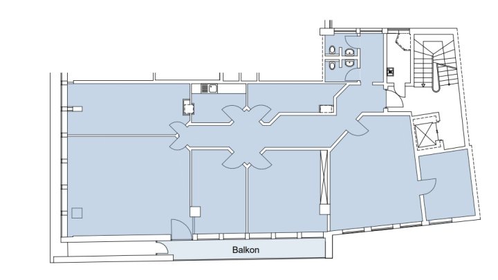 Büro mit Balkon am Rudolfplatz zu vermieten