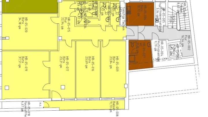Büro mit Balkon am Rudolfplatz zu vermieten