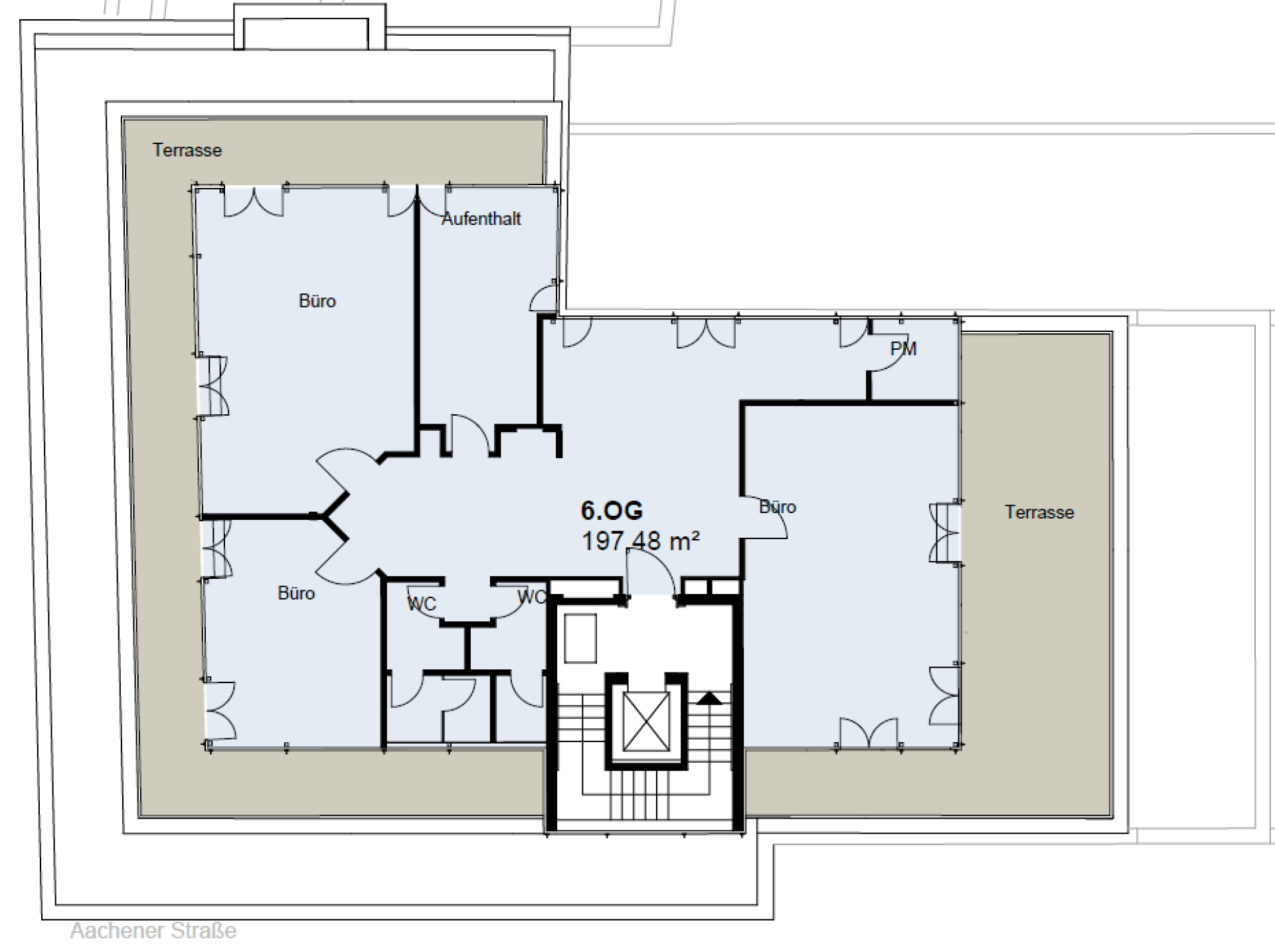 Grundriss 6. OG