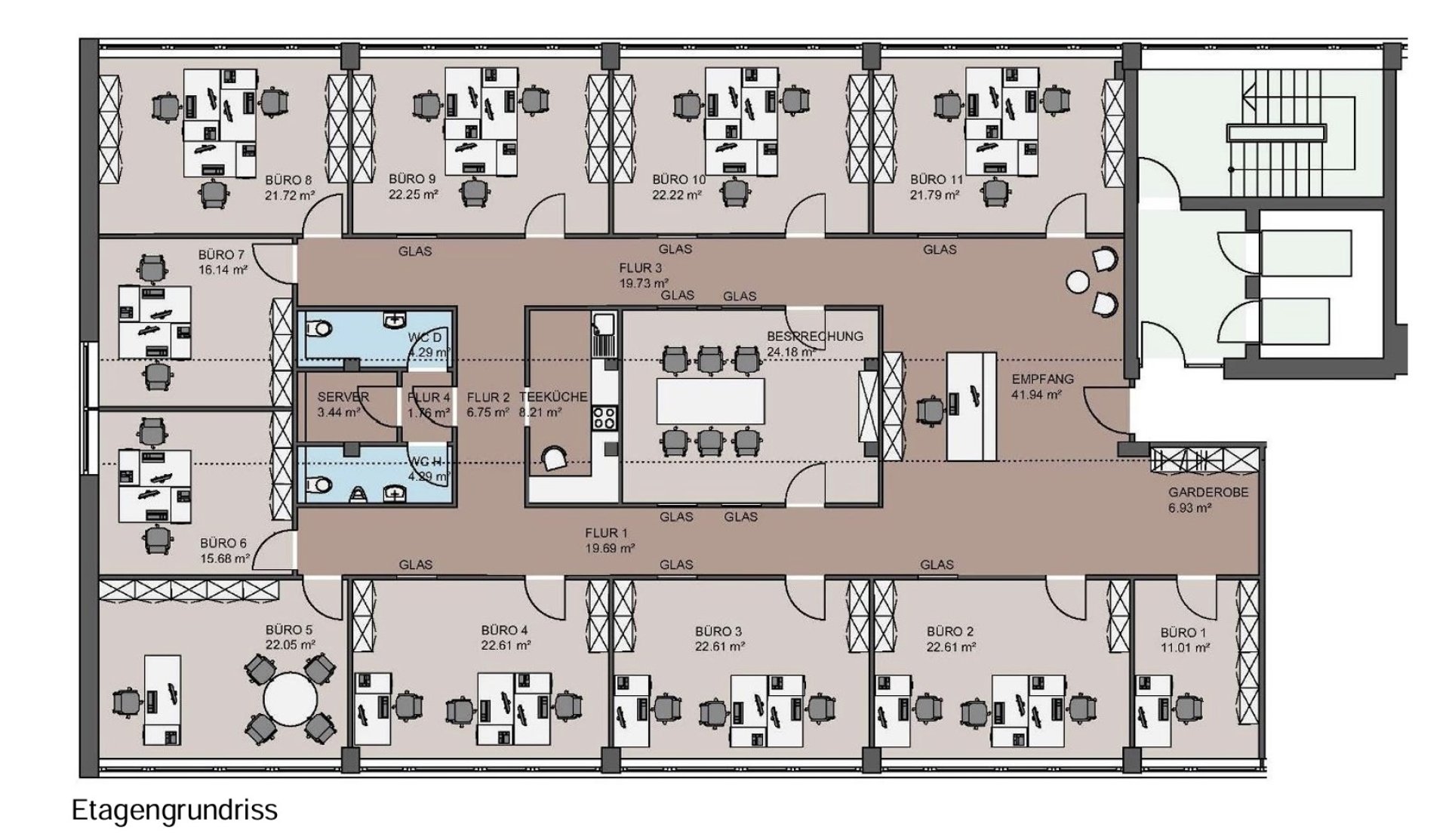 Grundrissplan 6.OG