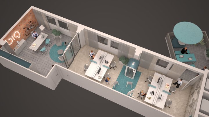 Funktionale Bürofläche in Citynähe zu vermieten