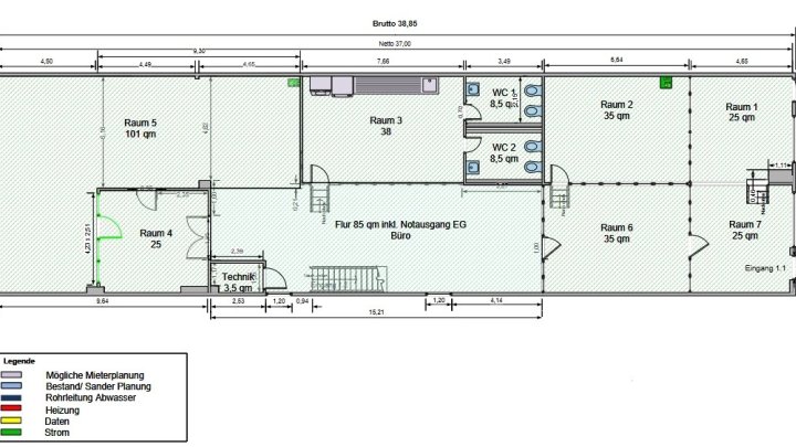 Individuelle Loftflächen in Ehrenfeld