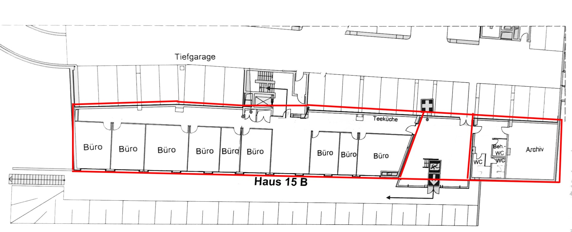 Grundriss Gartengeschoss ca. 412 m²