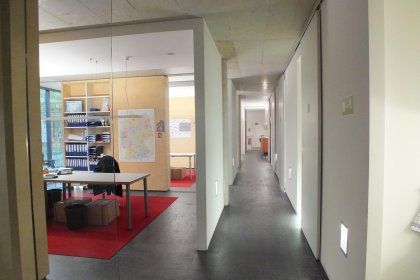 Büro und Fluransicht