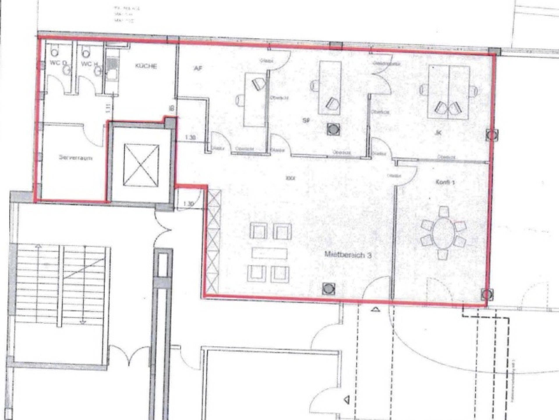 Grundrissplan 2.OG MB 3
