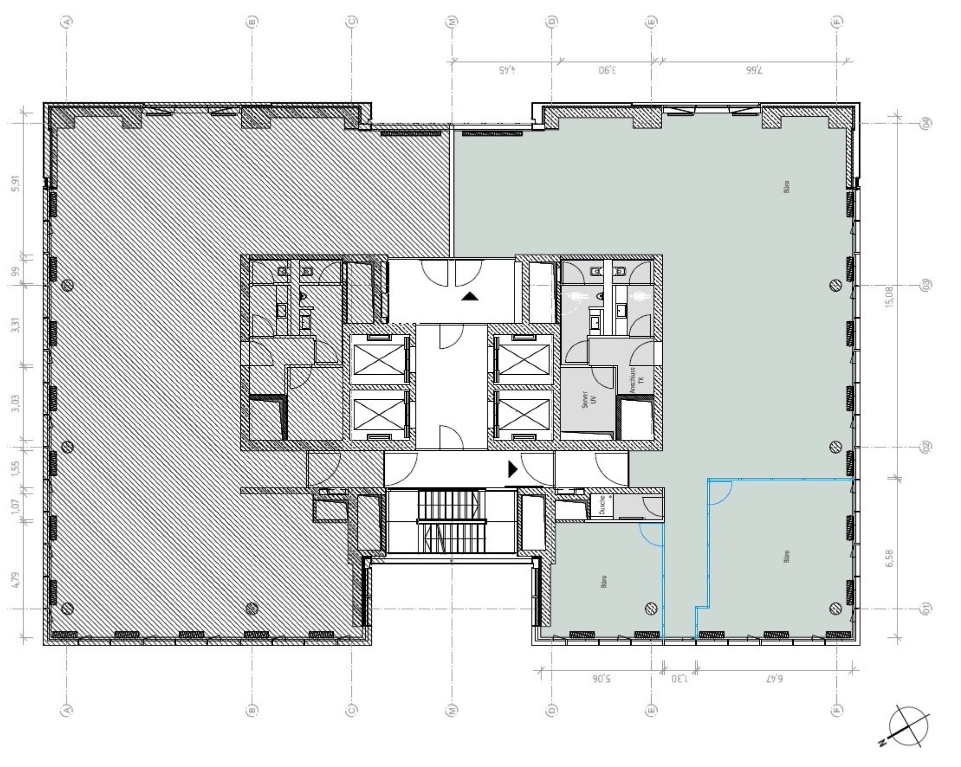 Grundrissplan 5.OG