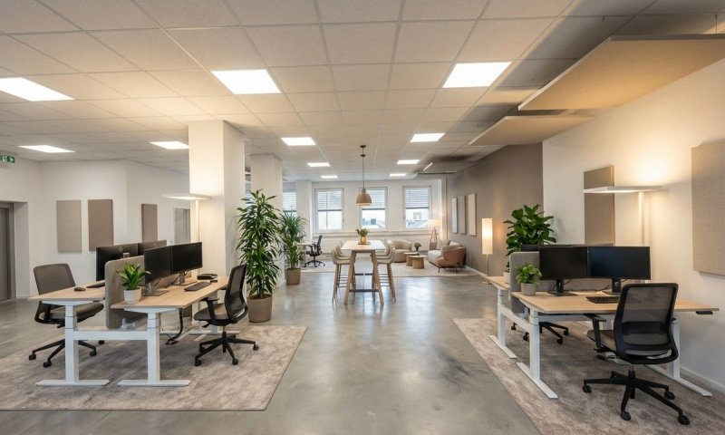 Modernisierte Flächen im rechtsrheinischen Köln