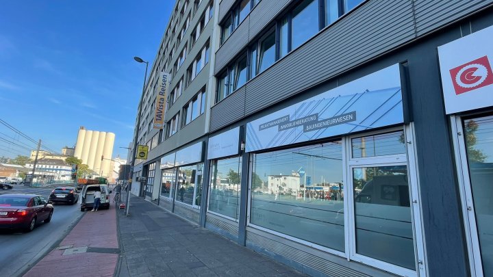 Modernisierte Flächen im rechtsrheinischen Köln