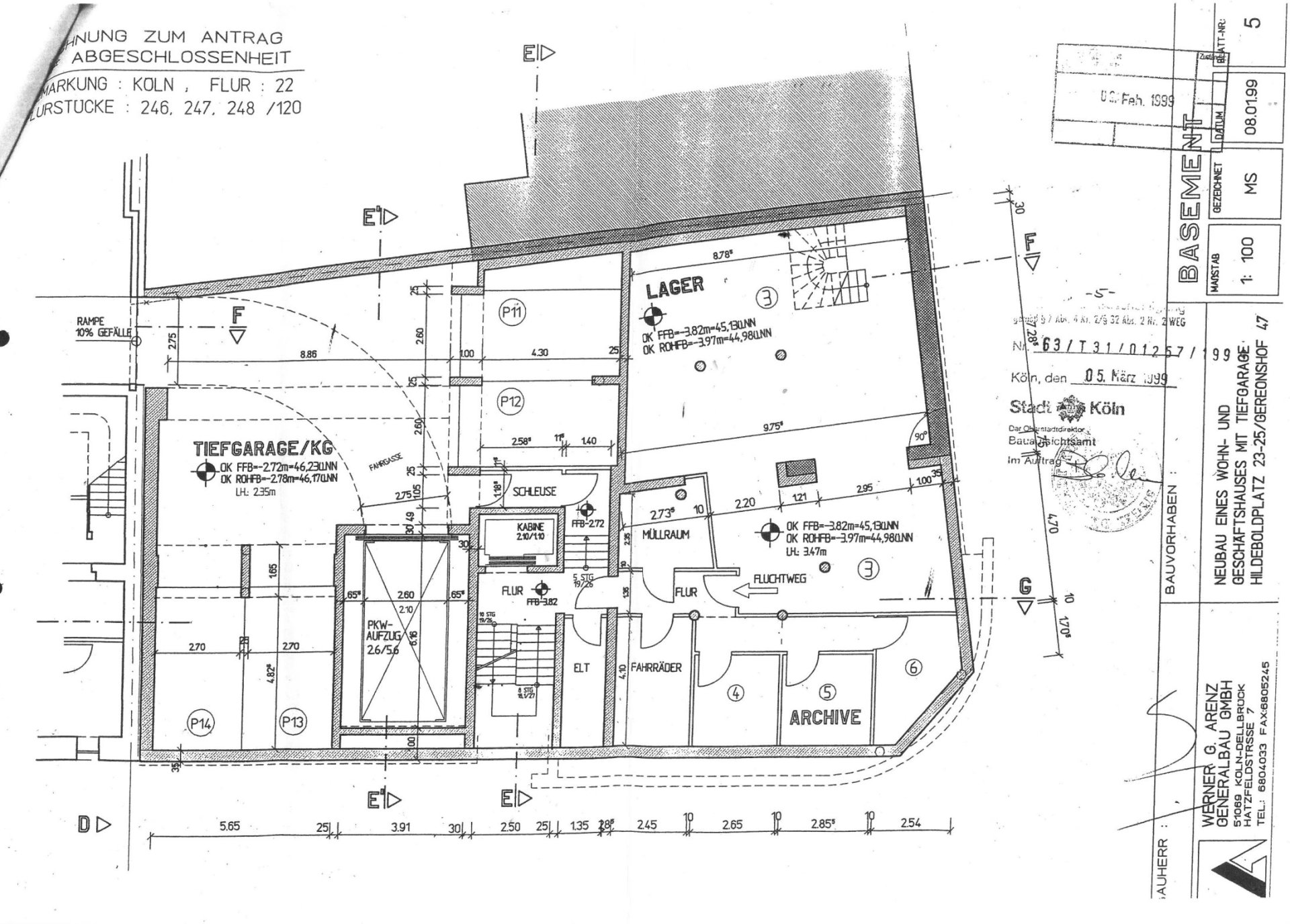 Grundriss UG