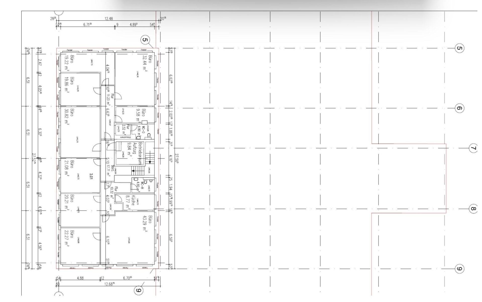 Grundrissplan 3.OG