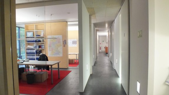 Büro und Fluransicht