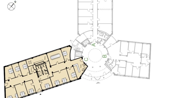 Modernes Bürogebäude am Butzweiler Hof