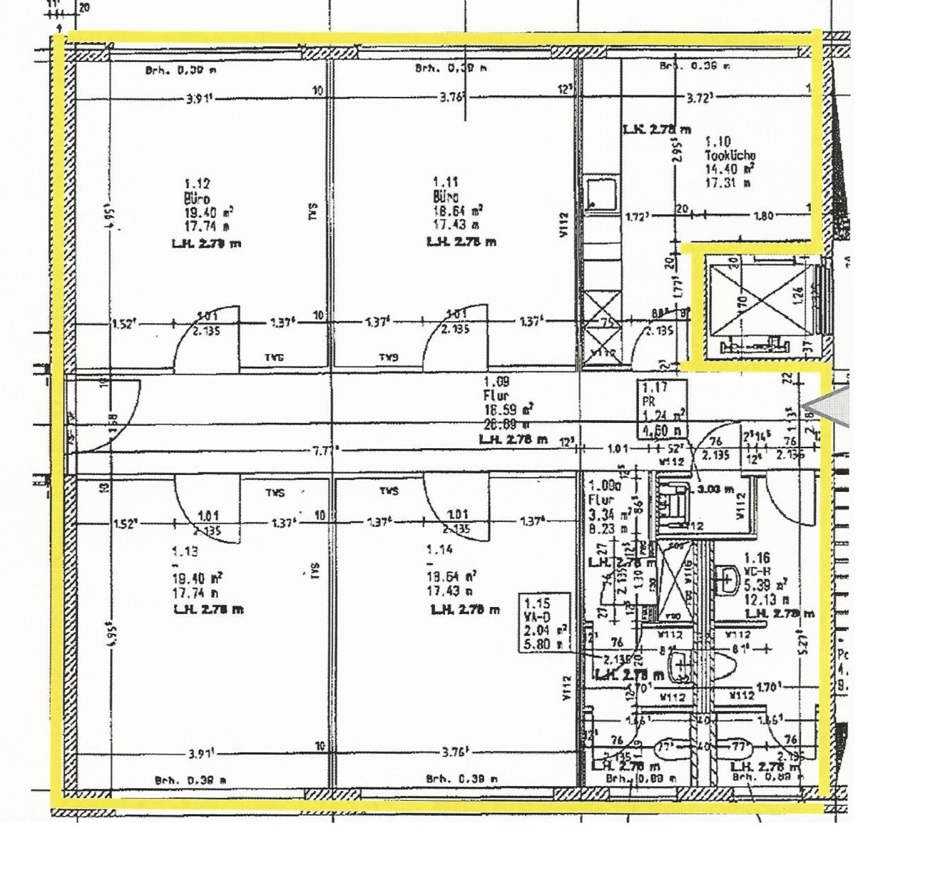 Grundrissplan