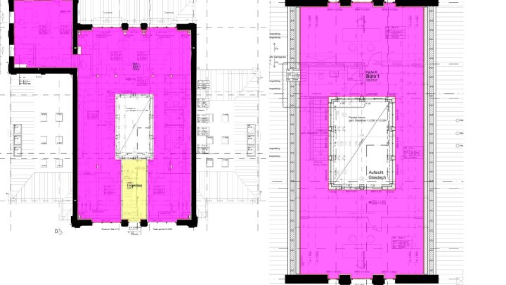 Modernes Maisonette-Büro in der 