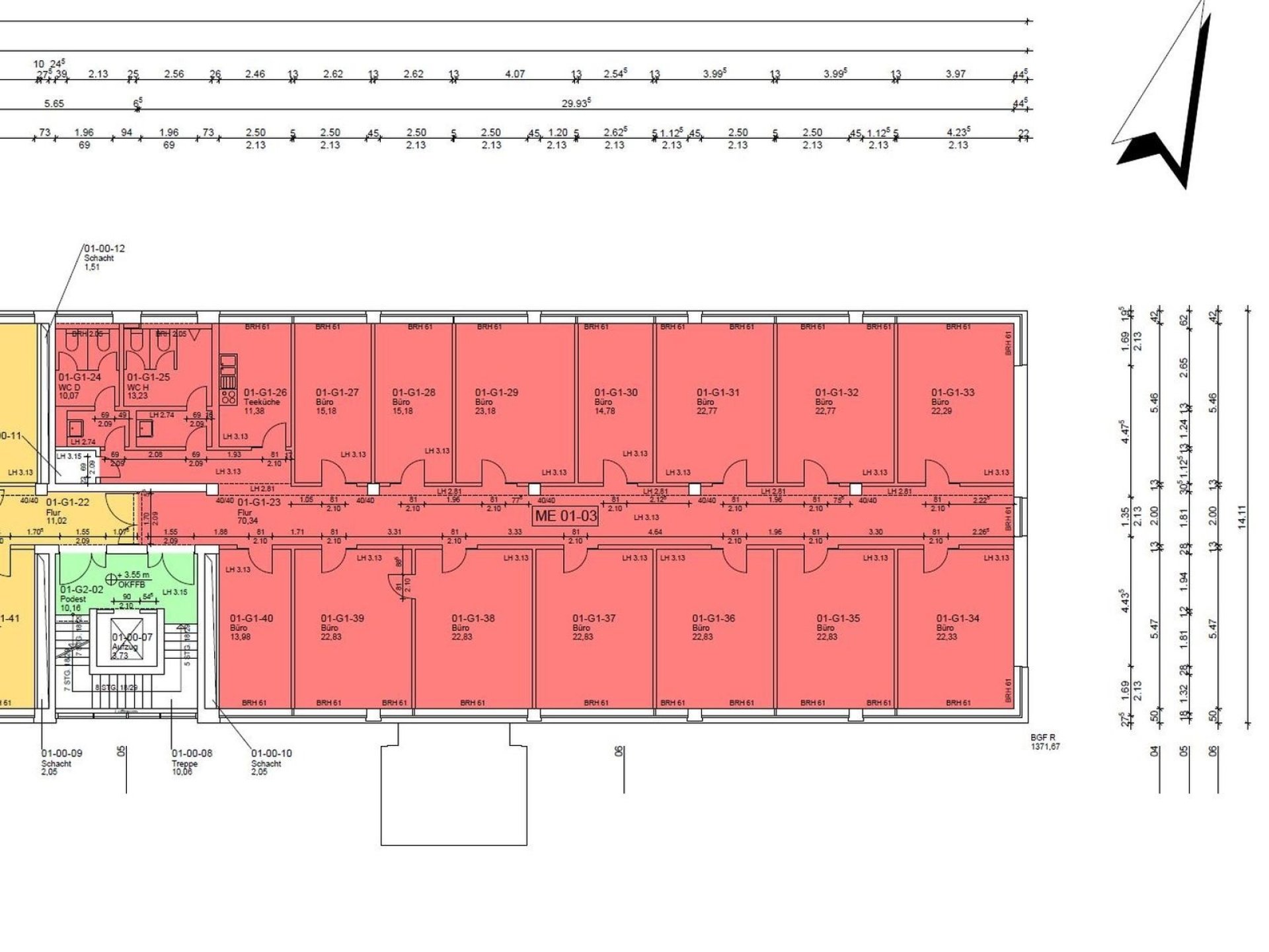Grundriss 1.OG ME 01 03