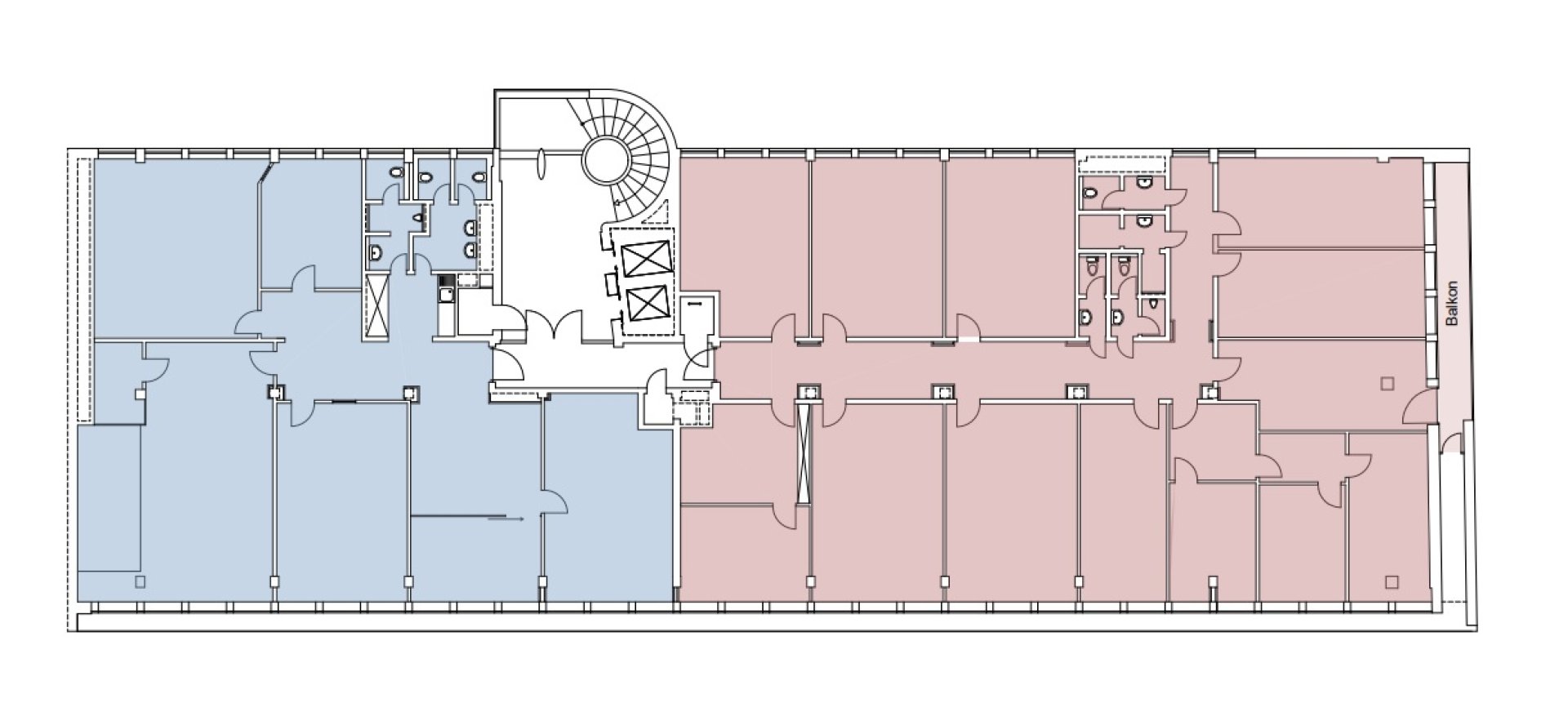 Grundrissplan 6.OG