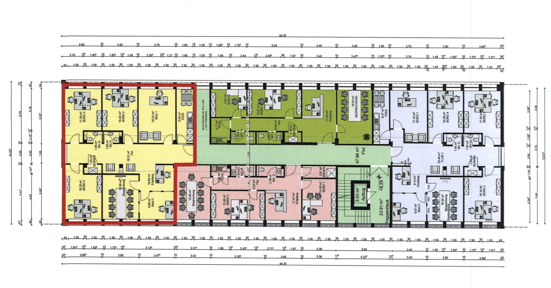 Grundrissplan 3.OG