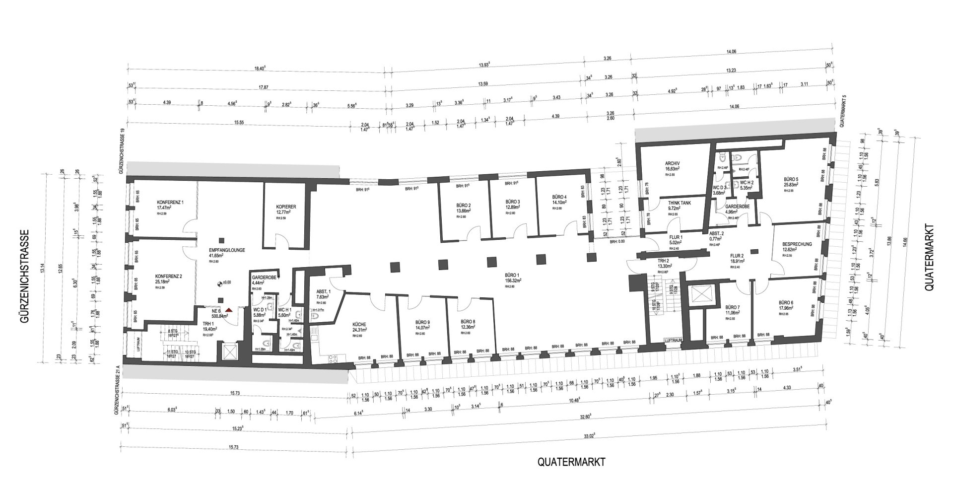 Grundrissplan 2.OG