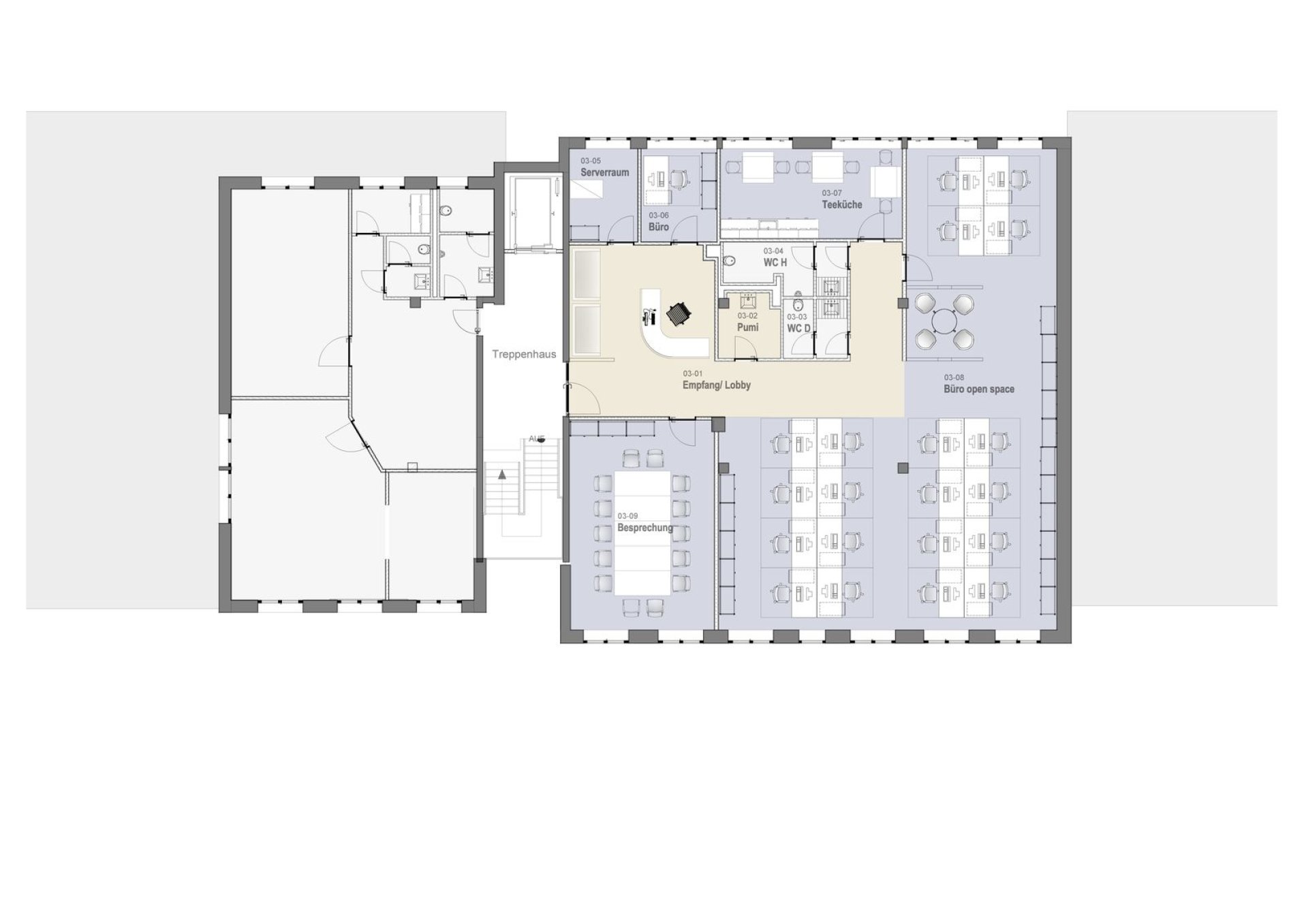 Musterplanung modern