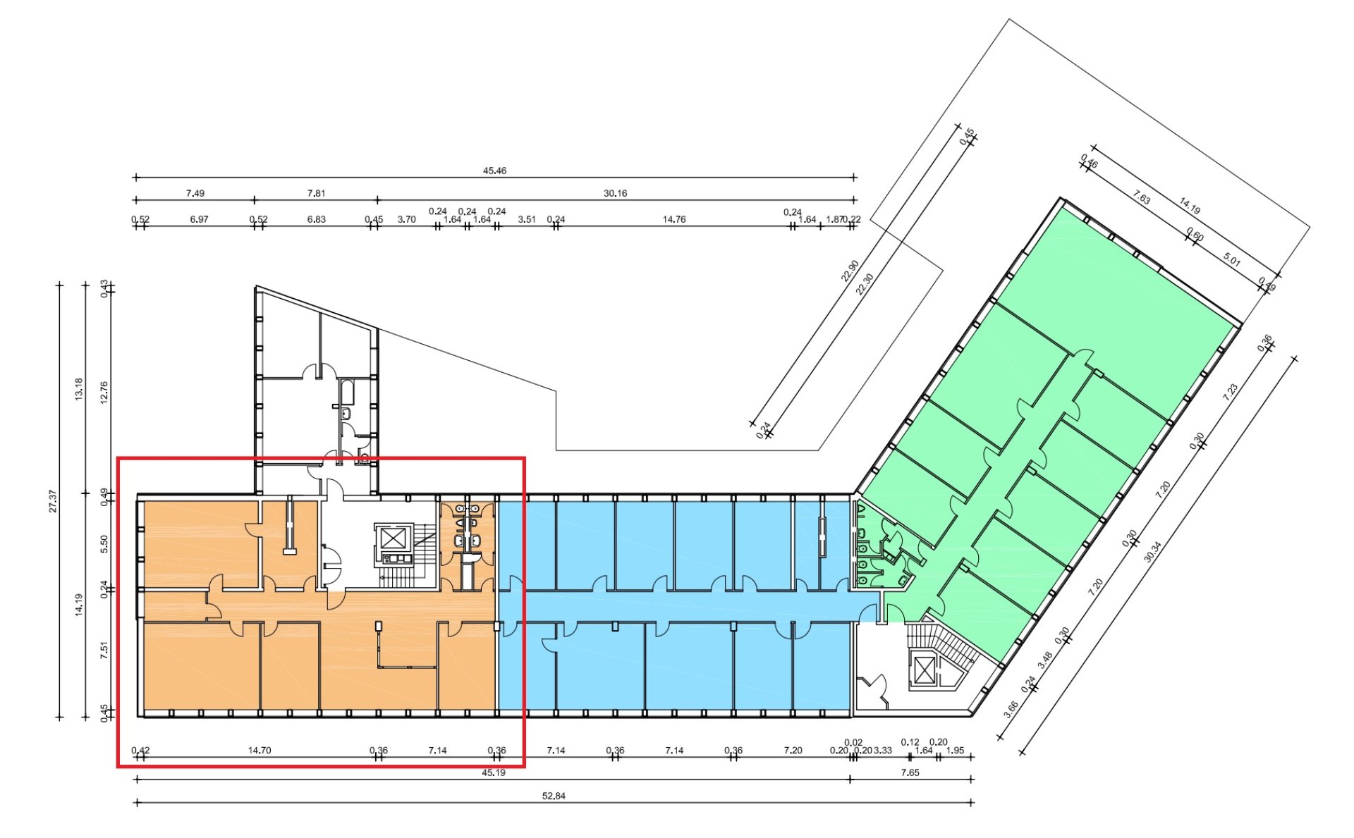 Grundrissplan 4.OG