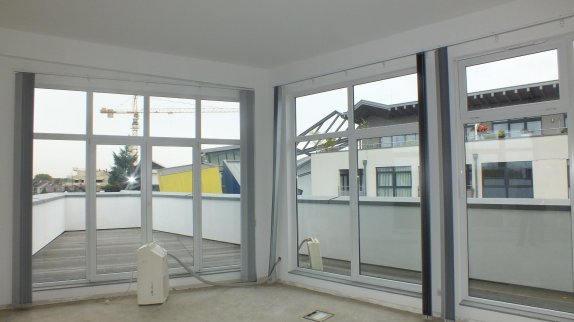 Eckbüro mit Terrasse