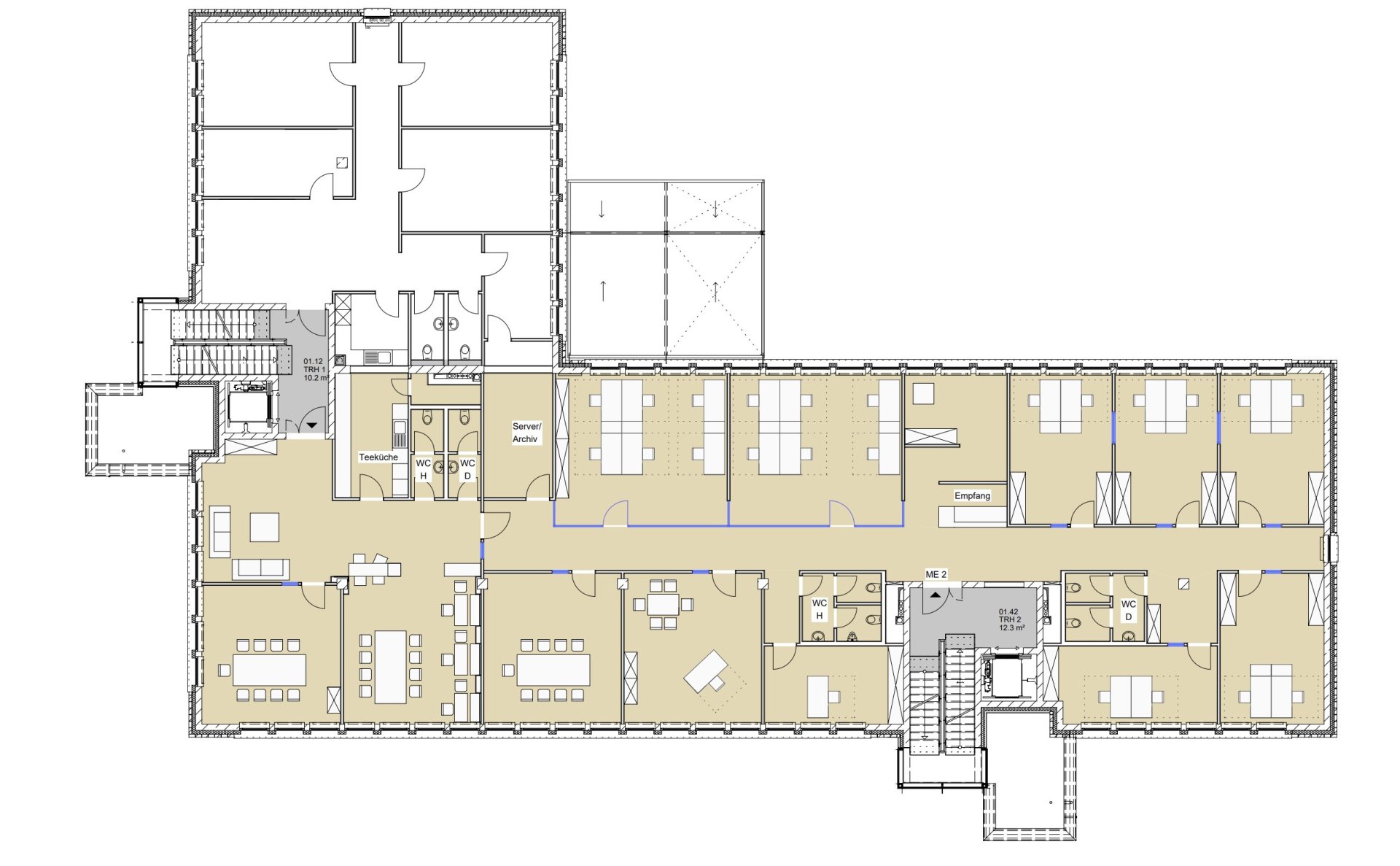 Grundrissplan 1.OG