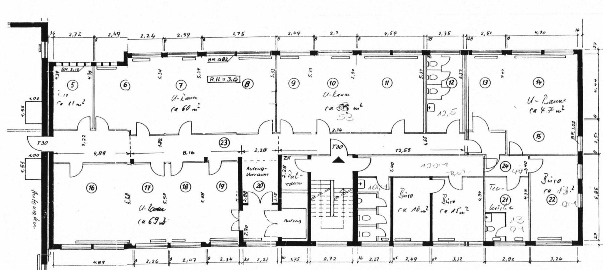 Grundrissplan 