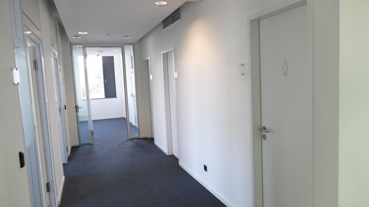 Transparente Bürofläche im ETRIUM