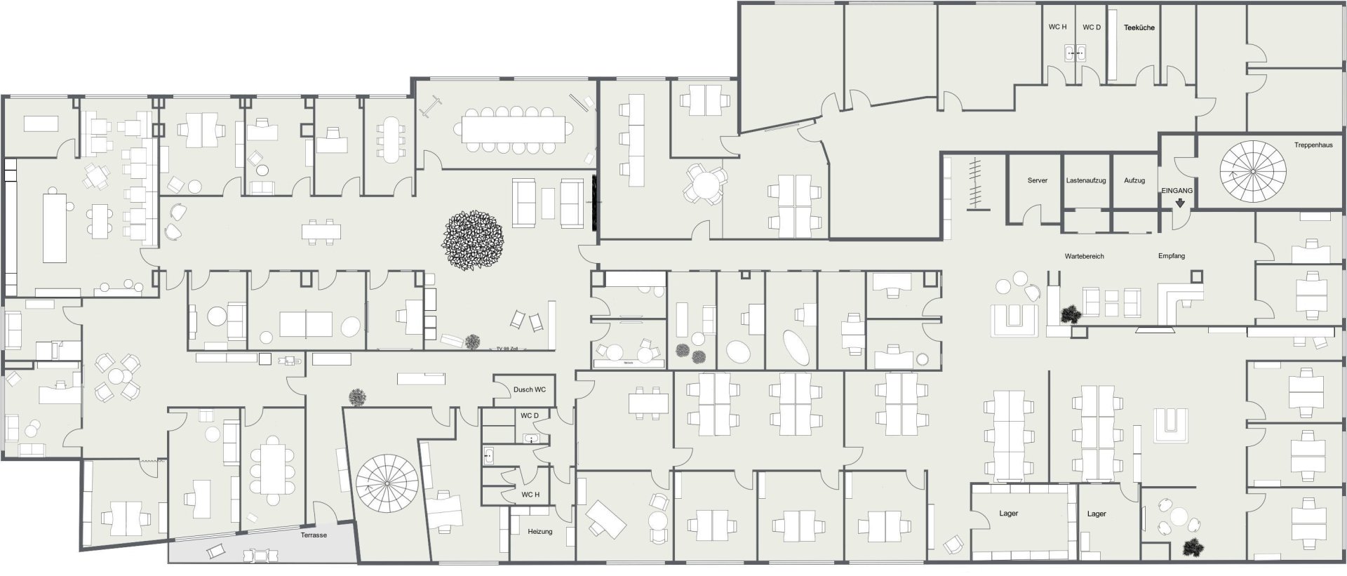 Grundriss 2. Obergeschoss - 1.630,00 m²