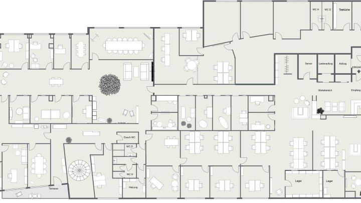 Loftbüro in der Innenstadt