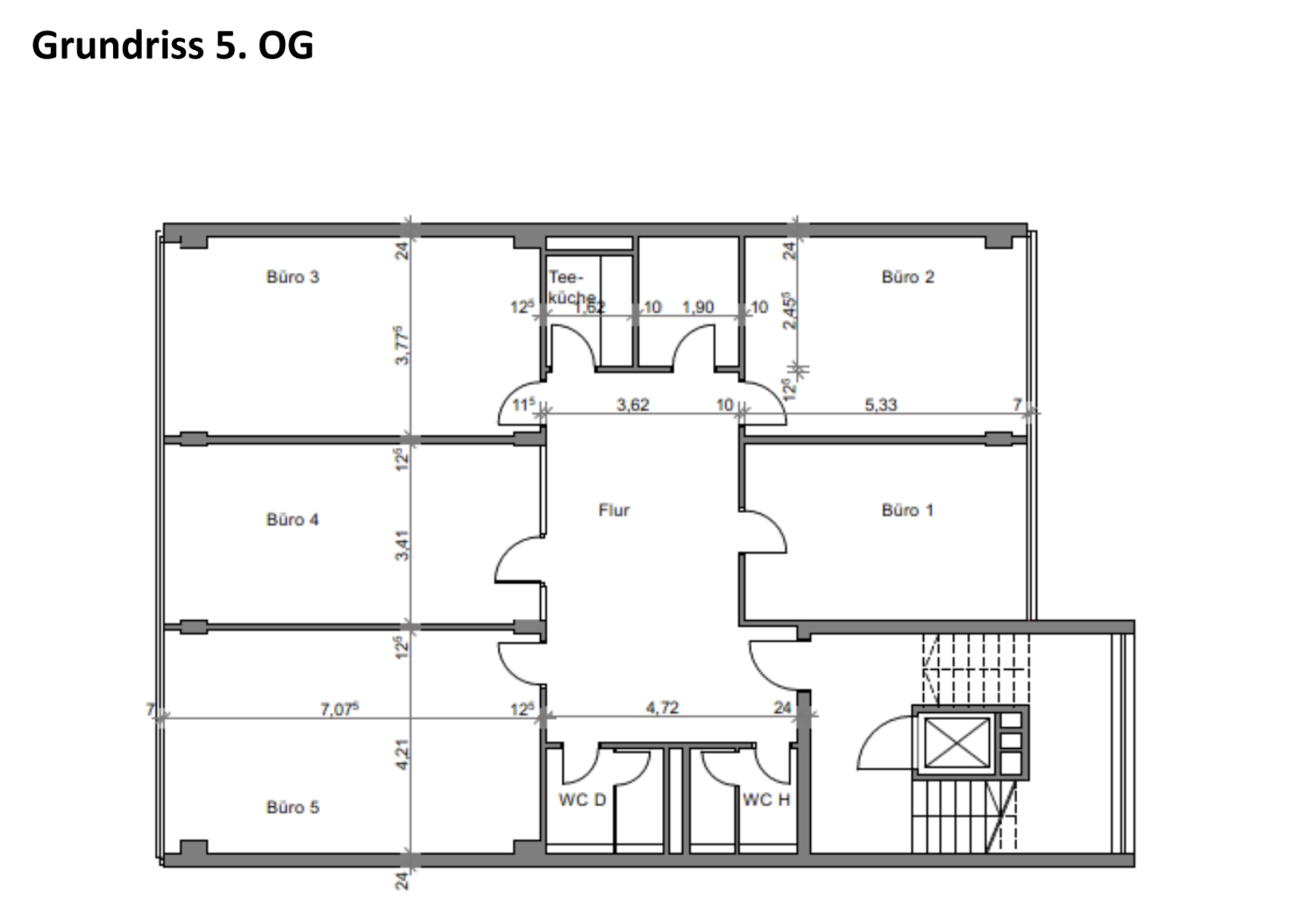 Grundriss 5.OG