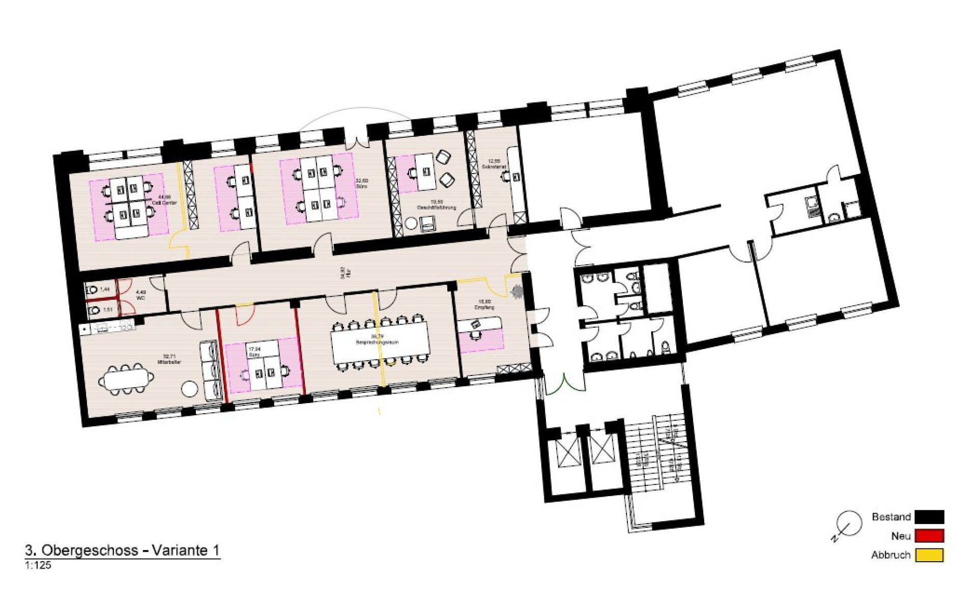 Grundrissplan 3.OG (303qm)