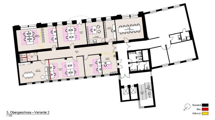 Repräsentatives Büro hinter Denkmalgeschützter Fassade in direkter Innenstadt