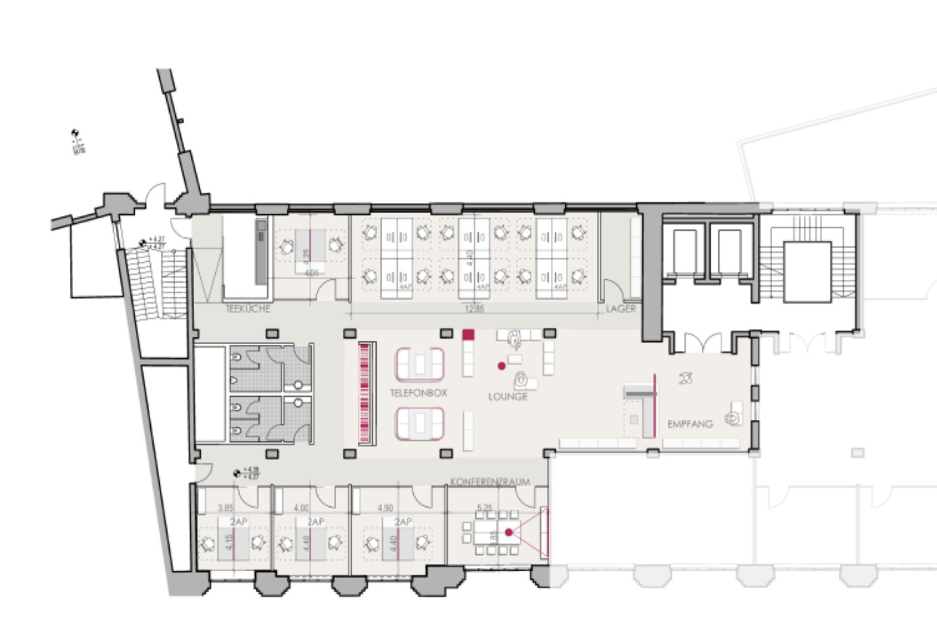 Grundrissplan 1.OG