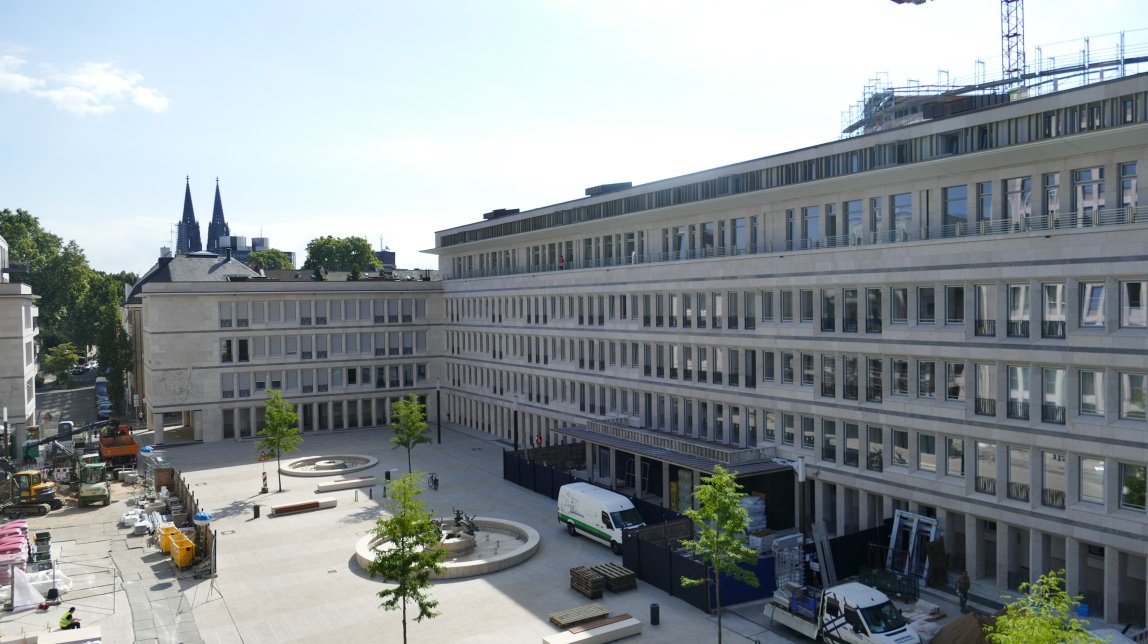 Ausblick auf den Platz