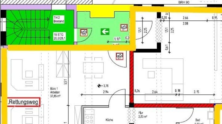 Schickes Büro mitten in der City