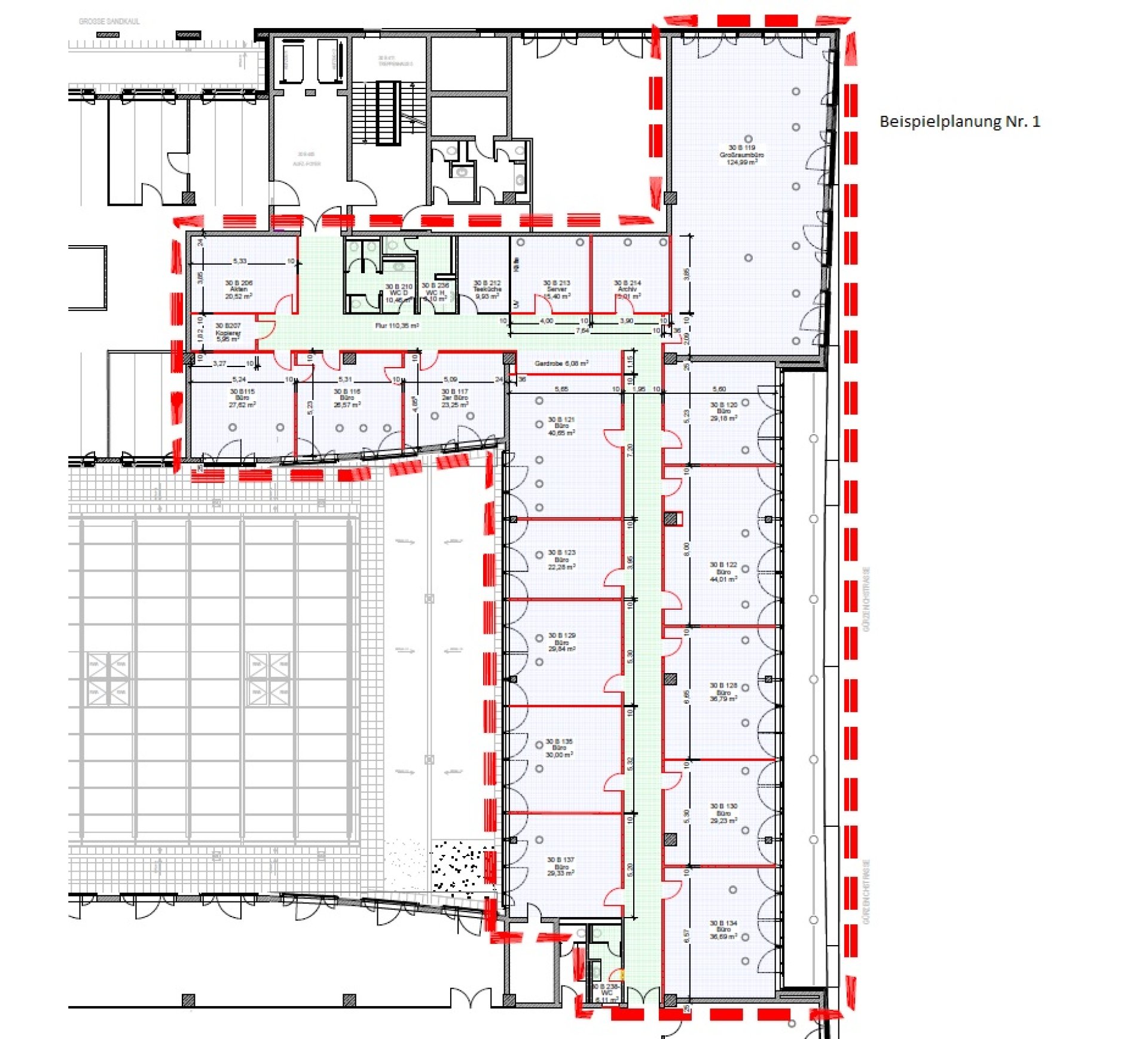 Beispielgrundriss Nr. 1