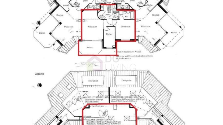 Maisonettewohnung mit Galeriegeschoss und großem Balkon in Müngersdorf